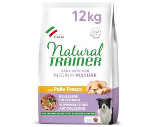 Natural Trainer Medium Maturity Cibo per Cani Mature con Pollo - 12kg
