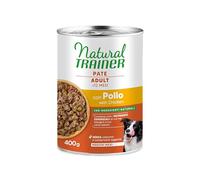Natural Trainer Medium-Maxi Cibo Umido per Cani Adulti - Paté con Pollo 12 x 400g