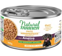 NATURAL TRAINER Monoproteico Dog Lattina Multipack 24x150G ANATRA