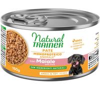 NATURAL TRAINER Monoproteico Dog Lattina Multipack 24x150G MAIALE