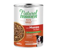 Natural Trainer Pate Adult Medium & Maxi - 6 x 400 g con Manzo