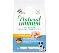 Natural Trainer Puppy&Junior Medium con Pollo 3KG