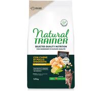 Natural Trainer Selected Gatto Sterilised No Grain Pollo 1.25KG