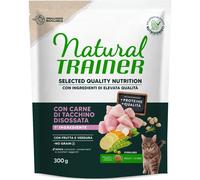 Natural Trainer Selected Quality Adult Cat Sterilised Grain Free Tacchino: 300 gr