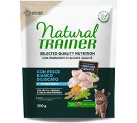 NATURAL TRAINER CAT SELECTED QUALITY NUTRITION ADULT STERILISED PESCE BIANCO 300 GR.
