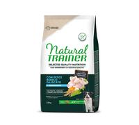 Natural Trainer Dog Selecten Quality Nutrition Adult Medium Large con Pesce Bianco Deliscato 2,5kg