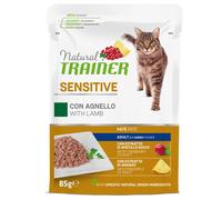 NATURAL TRAINER CAT SENSITIVE PATE' AGNELLO 85 GR.
