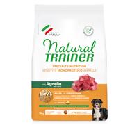 Natural Trainer Sensitive No Gluten Medium/Maxi Adult con Agnello: 3 Kg