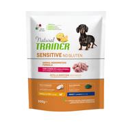 Natural Trainer Sensitive No Gluten Adult Small e Toy con Coniglio - 800 gr - Croccantini per cani - 1° ORDINE? scegli lo sconto BZR5 / BZR20 + 200 punti fedeltà