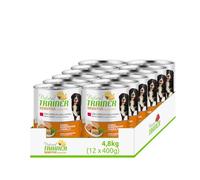 Natural Trainer Sensitive No Gluten Cibo Umido per Cani Medium & Maxi con Coniglio, 12 x 400 g