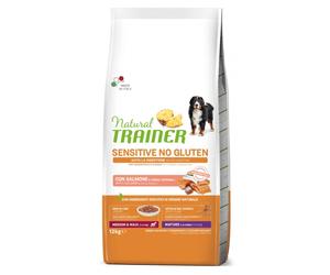 Natural Trainer - Sensitive No Gluten Mature Medium/Maxi con Salmone da 12 Kg