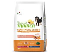 Natural Trainer Sensitive No Gluten Medium & Maxi Adult con Salmone: 3 Kg