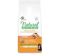Natural Trainer Sensitive No Gluten Medium&Maxi Puppy con Salmone 12KG