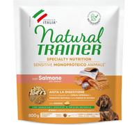 NATURAL TRAINER Sensitive No Gluten Mini Puppy&Junior con Salmone 800G