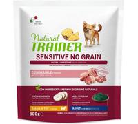 TRAINER NATURAL CANE SENSITIVE NO GRAIN SMALL/TOY ADULT MAIALE PATATE 800GR