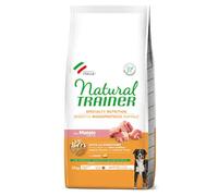 Natural Trainer Speciality Nutrition Sensitive Monoproteico Medium&Maxi Adult con Maiale e cereali integrali 12 kg - Crocchette monoproteiche cane - 1° ORDINE? scegli lo sconto BZR5 / BZR20 + 200 punt