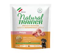 Natural Trainer Speciality Nutrition Sensitive Monoproteico Small&Toy Adult con Maiale e cereali integrali 800 gr - Crocchette monoproteiche cane - 1° ORDINE? scegli lo sconto BZR5 / BZR20 + 200 punti