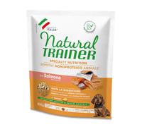 Natural Trainer Speciality Nutrition Sensitive Monoproteico Small&Toy Puppy e Junior con Salmone e cereali integrali 800 gr - Crocchette monoproteiche cane - 1° ORDINE? scegli lo sconto BZR5 / BZR20 +