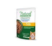 Natural Trainer Sterilised Appetito difficile Straccetti in Salsa - Set %: 56 x 70 g con Pollo