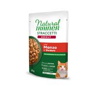 Natural Trainer Straccetti Adult in salsa 22 x 85 g - Manzo