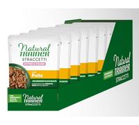 Natural Trainer Straccetti Cibo Umido per Gattini - Bocconcini in salsa con Pollo 28 x 70g