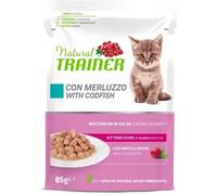 NATURAL TRAINER KITTEN MERLUZZO SALSA 85 GR.