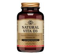 Solgar Natural Vita D3 Integratore Alimentare, 100 Perle