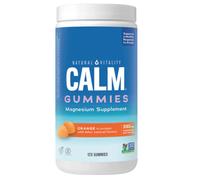 Natural Vitality Calm Gummies Magnesio, magnesio, arancia, 120 gommose