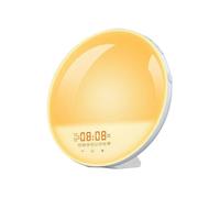 Natural wake-up light alarm clock simulates sunrise and sunset to help sleep Colorful atmosphere LED night light