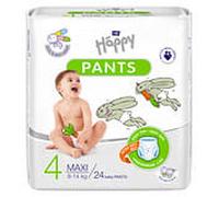 NATURAL WOOL DISTRIBUTION HAPPY PANTS 8-14KG 4 MAXI 24 PEZZI