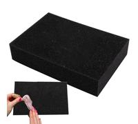 Natural Wool Felting Pad, Black Sponge Felting Mat, Needle Felting Sponge Pad, Rectangle Needle Felting Base, Firm and Natural Felting Mat for Knitting, Felting, and Sewing Projects