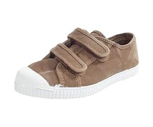 Natural World Basquet W78777 - Sneaker biologiche per bambini, Beige Cref, 37 EU