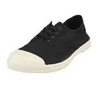 Natural World Eco - 102E - Natural World Women's Trainers - Organic Cotton - 100% EcoFriendly - Black Color