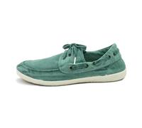 Natural World Eco - 303E Men's Trainers - Organic Cotton Boat Shoes- 100% EcoFriendly - Green Color (Sistema Taglie Calzature EU, Adulto, Numeri, Medio, 39)