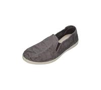 NATURAL WORLD scarpe Uomo Slip on Elastico Cotone Bio plantare estraibile vegan shoes - Colore: Grigio, Taglia: 42