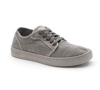 Natural World Eco - 6602E Men's Trainers - Organic Cotton Canvas Shoes - 100% EcoFriendly - Light Grey Color (Sistema Taglie Calzature EU, Adulto, Numeri, Medio, 47)