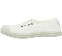 Natural World Scarpa Cotone Pizzo Fondo CAUCCIU Elastica Femmina 474505 Bianco Taglia: 27