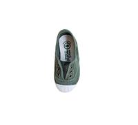 Natural World Scarpa in Cotone Fondo CAUCCIU Elastica Unisex 470E622 Verde Taglia: 21