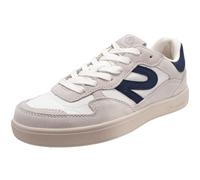 Natural World Serena 8474 - Sneaker da uomo in stile tennis, Bianco Beige Blanco, 45 EU