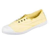 Natural World - Sneakers Donna Eco Friendly. Tomaia in Cotone Naturale Enzimatico. 100% Naturali. Donna. Giallo. Misura 37
