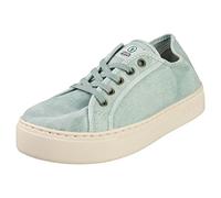 Natural World Sneakers vegane Platform Verde Acqua Cotone Bio Plantare Estraibile Vegan Shoes 38