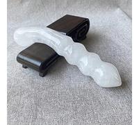 Naturale 18 Cm Quarzo Rosa Ametista Bacchetta Di Cristallo Gemma Di Quarzo Yoni Bastone Da Massaggio Come Regalo Per Le Donne,quarzo Chiaro