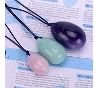 Naturale Ametista Giada Uovo Pietra di Cristallo Yoni Uovo for Le Donne Kegel Ginnico Stringere Le Palle di Massaggio Muscolare, Tipo 5 Collezioni di casa (Color : Type 3)