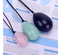 Naturale Ametista Giada Uovo Pietra di Cristallo Yoni Uovo for Le Donne Kegel Ginnico Stringere Le Palle di Massaggio Muscolare, Tipo 5 Collezioni di casa (Color : Type 4)
