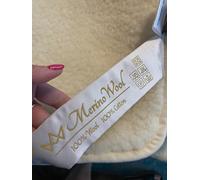 Naturale Australiano Pura Lana Merino Topper Sotto Coperta Cover Coprimaterasso