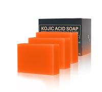 Naturale Barrette Sapone per Viso Schiarente Alla Curcuma, Gentle Soaps Skin Lightening Kojic Acid Soap Bars Sapone All'acido Kojico Cogico Rimozione Macchie Scure per Viso e Corpo, 2x100g (3)