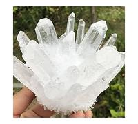 Naturale Bianco Trasparente Pietra smagnetizzazione Pietra Purificazione Energia Decorazione in Pietra (Dimensioni : 450-500g) ZOUCUNXIYIN (Size : 350-400g)