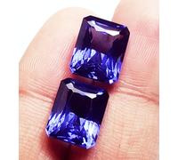 Naturale Blu Tanzanite 8 A 10 KT Loose Gemma Matched Paio Certificato R390