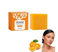 Naturale Dolce Arancia Sapone Bar con Esfoliante Peel - Biodegradabile Viso & Corpo Detergente per la maggior parte dei Tipi di Pelle, Rinfrescante Olio Essenziale Infuso Bar (1 scatola)