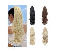 Naturale Extension for capelli con coulisse, coda di cavallo finta sintetica a strati, lunga 22 pollici, for donne Aspetto perfetto(27T613)